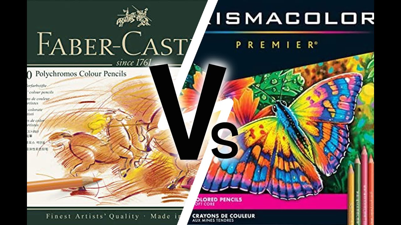 PRISMACOLOR Vs FABER CASTELL POLYCHROMOS Цветные карандаши на восковой или масляной основе