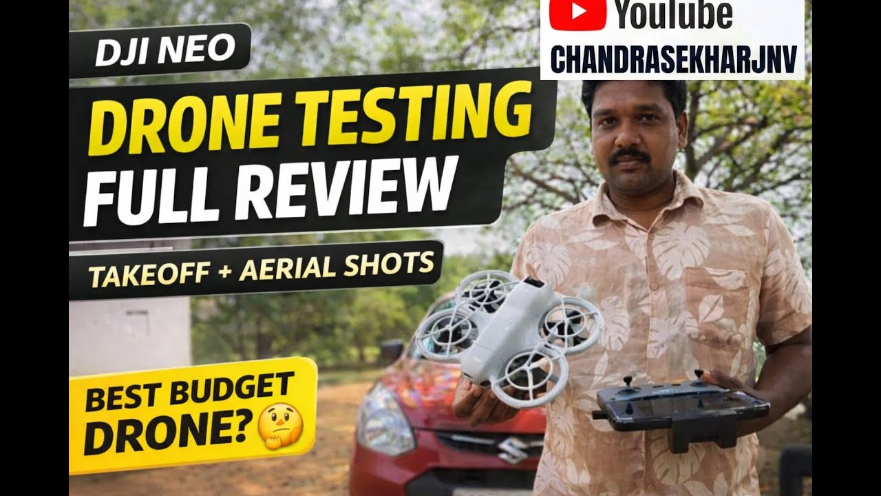DJI Neo Drone Testing 🔥 | Takeoff, Aerial Shots & Full Review (Budget Drone) | DJI  బడ్జెట్ డ్రోన్