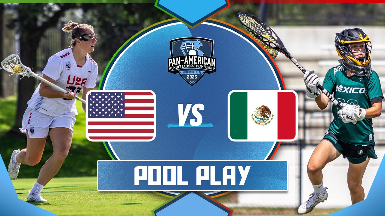 USA 🇺🇸 vs Mexico 🇲🇽 | Pool Play Full Game | 2025 Pan-American Women's Lacrosse Championship