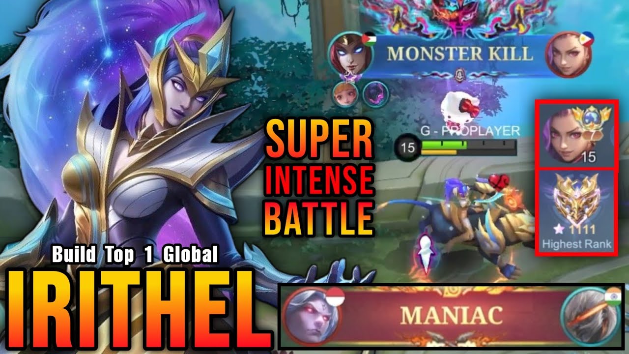 Super Intense Battle!! Irithel VS Top 7 Global Ixia - Build Top 1 Global Irithel ~ MLBB