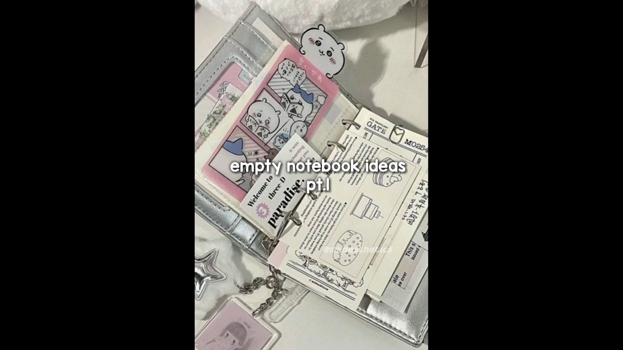 Empty Notebook Ideas 📚✨️ (pt.1) #journal #aesthetic #school #books #journaling