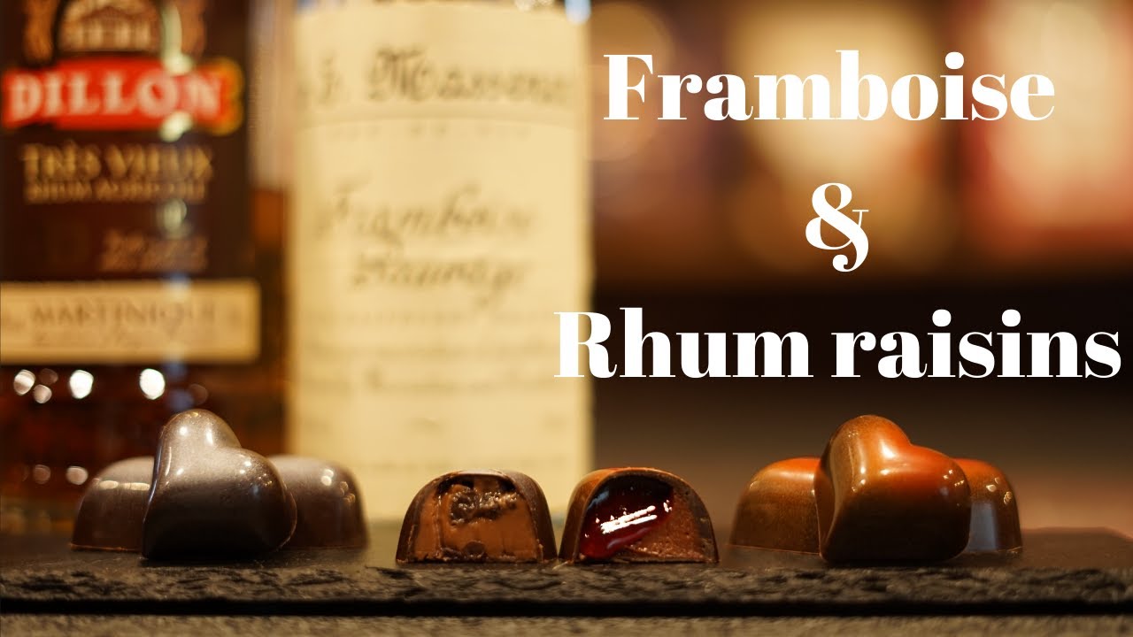 【ボンボンショコラIフランボワーズとラムレーズン】bonbon chocolat framboise&rhum raisins