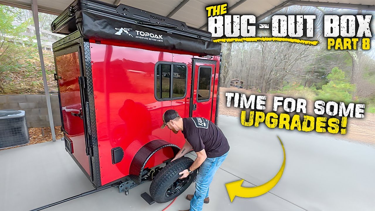 5X8 Cargo Trailer to Off Grid Tiny Camper, (HUGE Upgrade) Part 8