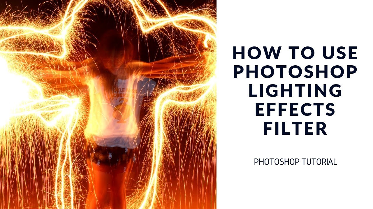 How to use Photoshop lighting effects filter - Photoshop Tutorial