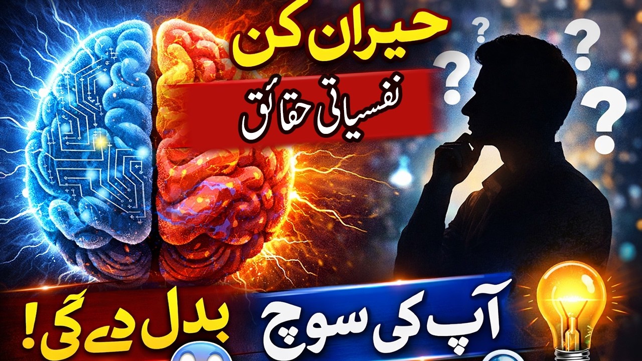 Mind Blowing Psychological Facts That Will Shock You! 😱  Urdu Psychology Facts