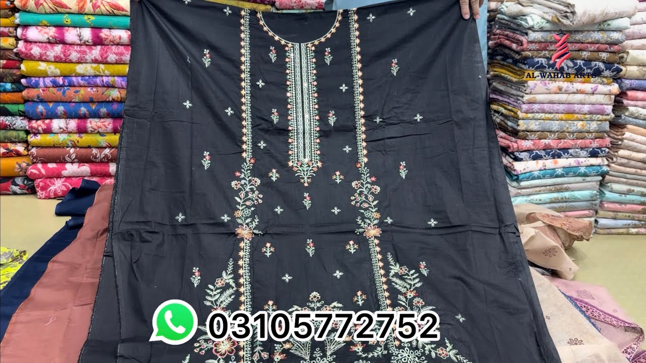 Fancy lawn  3piece // Full embroidery front // Khaddi dupatta // summers collection 