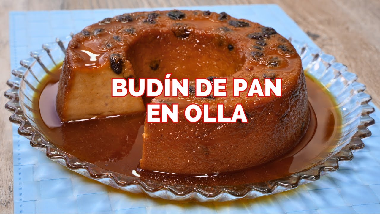 Budín de Pan Casero SIN HORNO: ¡Suave, Delicioso y Fácil de Hacer! 🍞🔥| SONQU