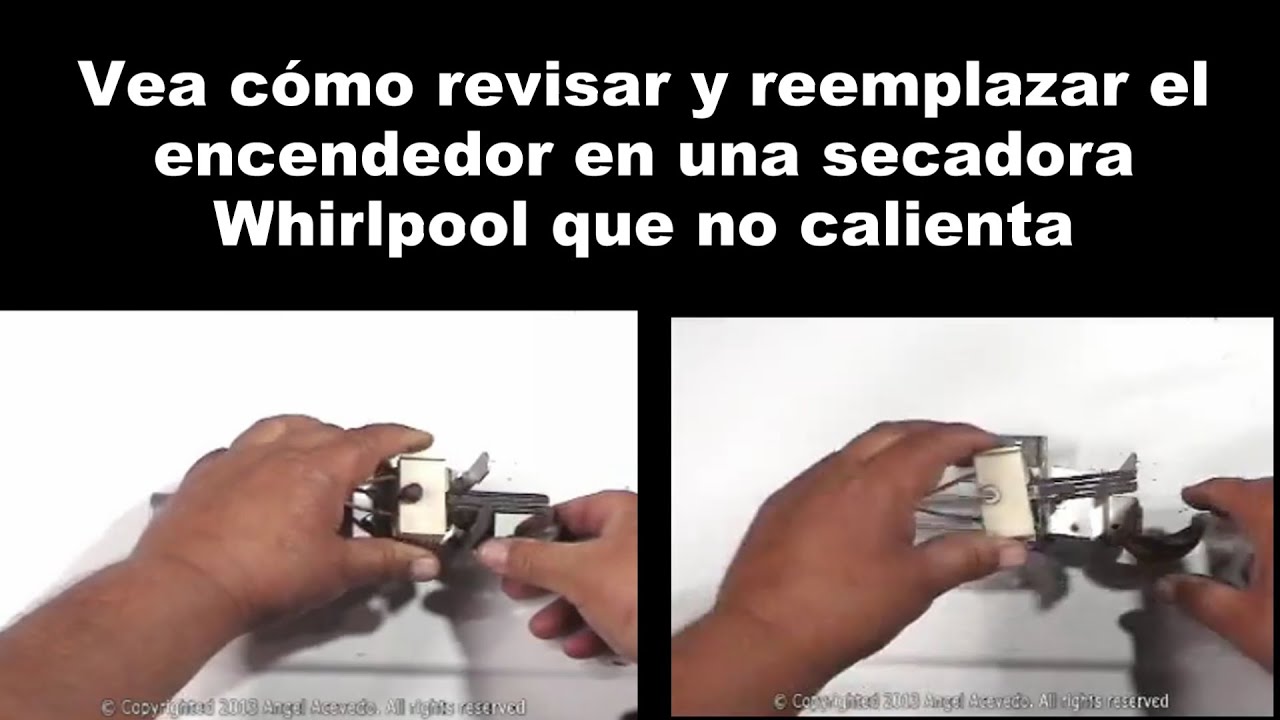 Secadora De Gas Whirlpool No Calienta - El Encendedor