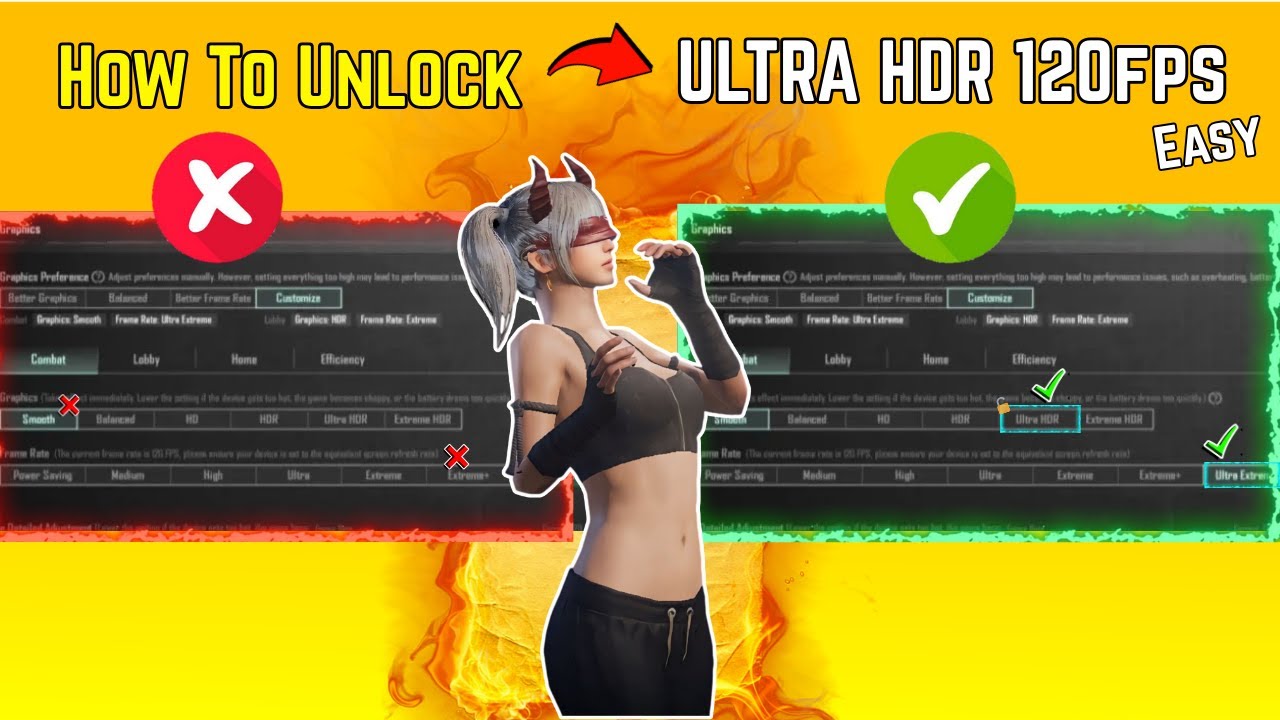 Unlock ULTRA HDR 120FPS Gameloop Pubg Emulator