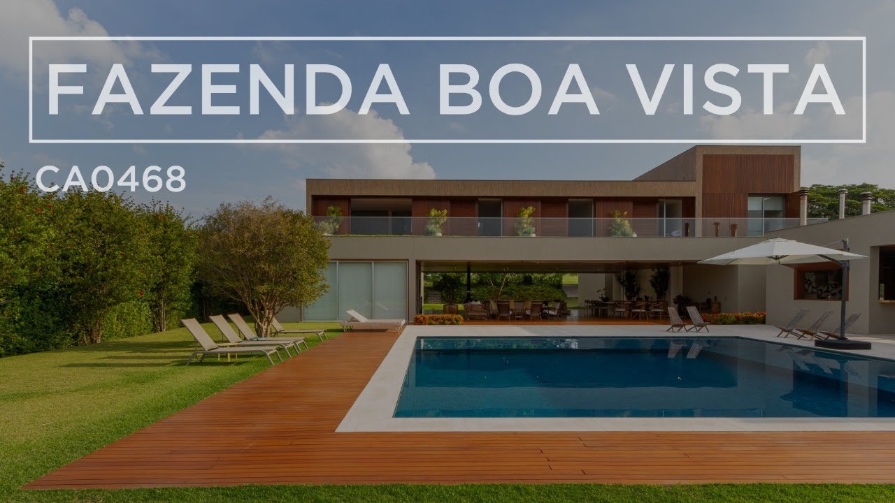 Casa maravilhosa Fazenda Boa Vista projetada por Gui Mattos (CA0468)