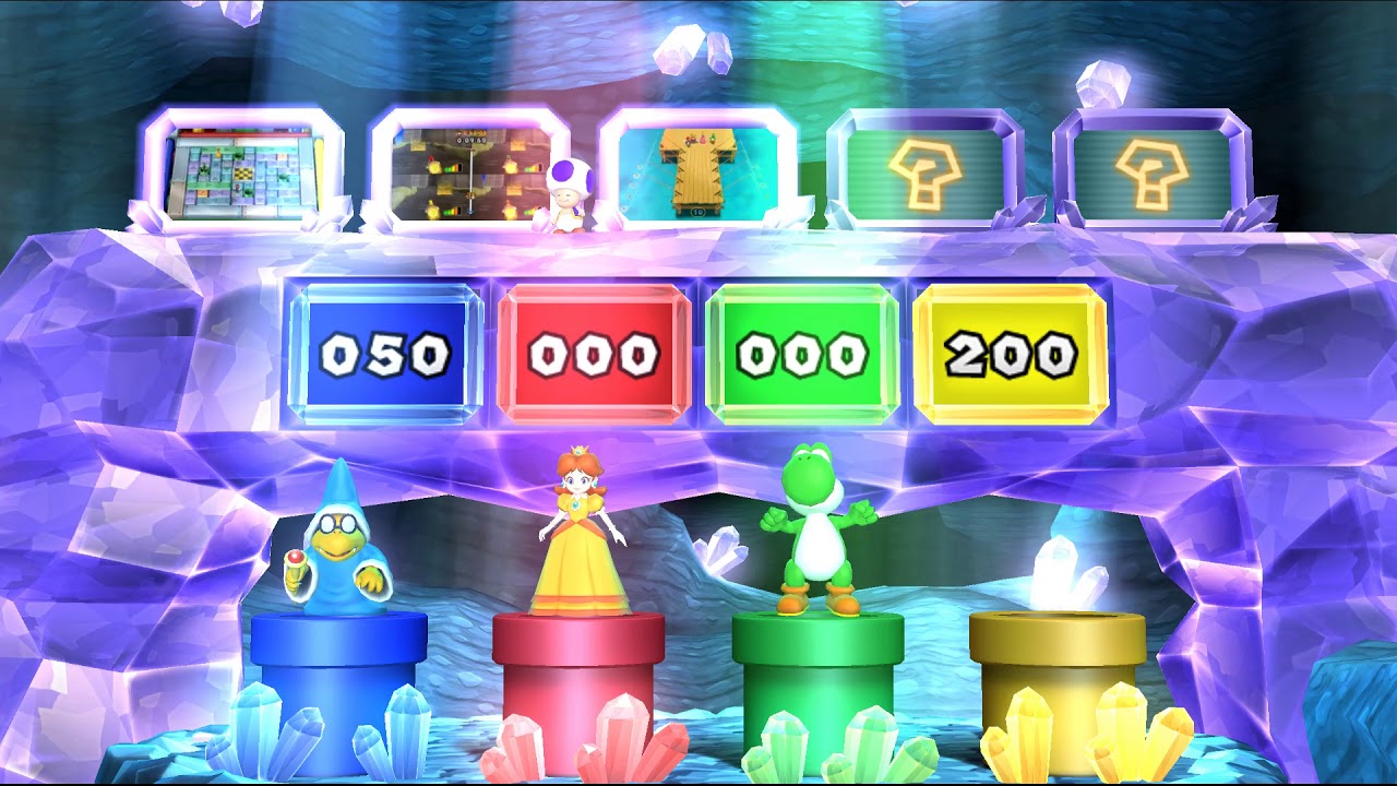 Mario Party 9 Choice Challenge - Kamek, Yoshi, Daisy, Peach vs Master CPU Gameplay | Mario Gaming #5