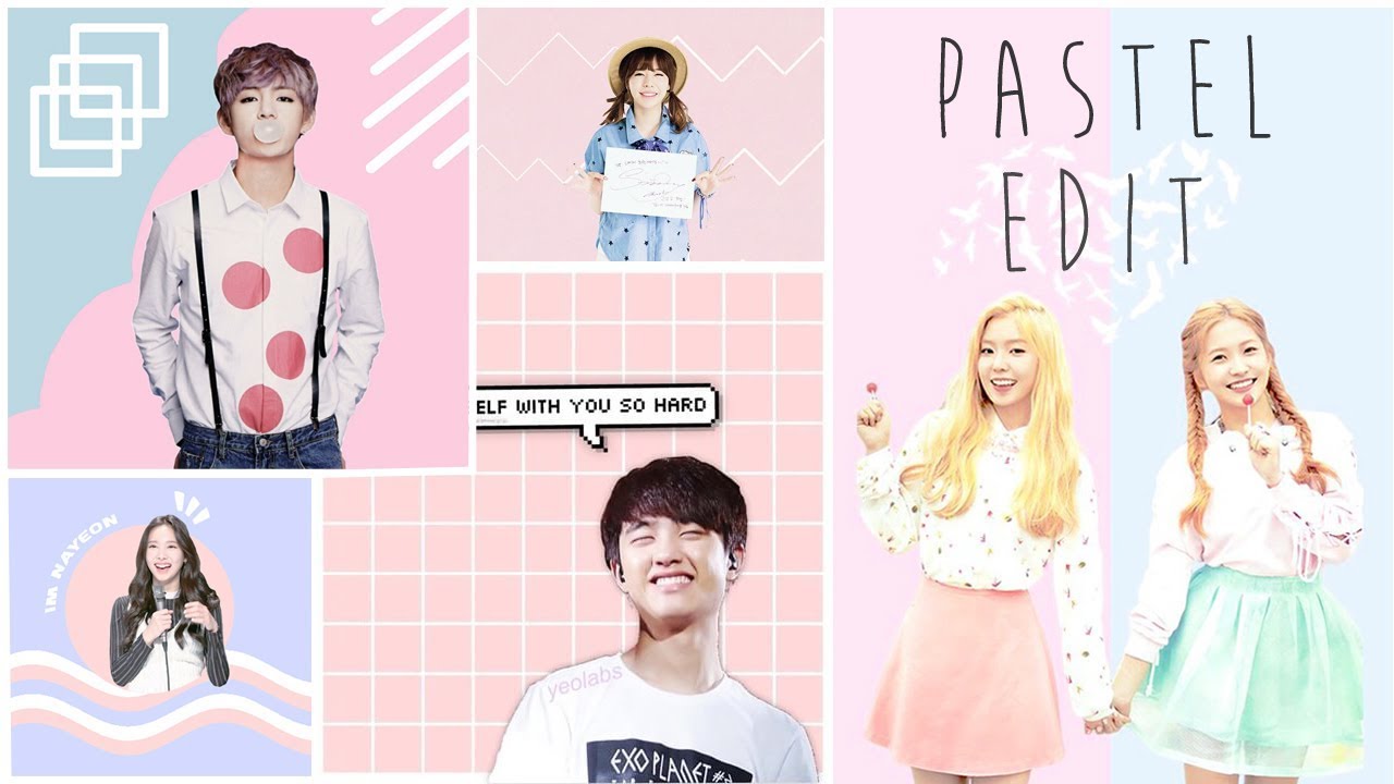 Membuat Foto Pastel Edit ala K-Pop | Picsart Tutorial