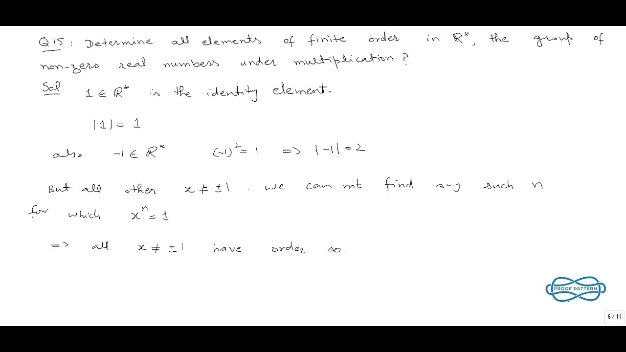 Solution Q 13-16 (Chapter 3) | Contemporary Abstract Algebra-10th Ed | Joseph A. Gallian |Lecture 36