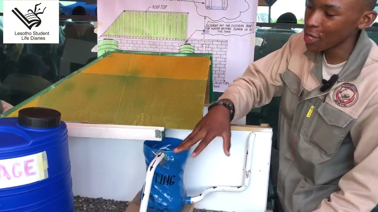 Rooftop water recycling | Lesotho College of Education| Student Project