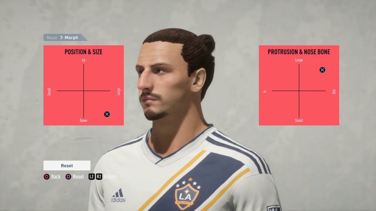 Zlatan Ibrahimovic fifa 20 pro clubs look alike tutorial | LA Galaxy | Sweden | LEGEND