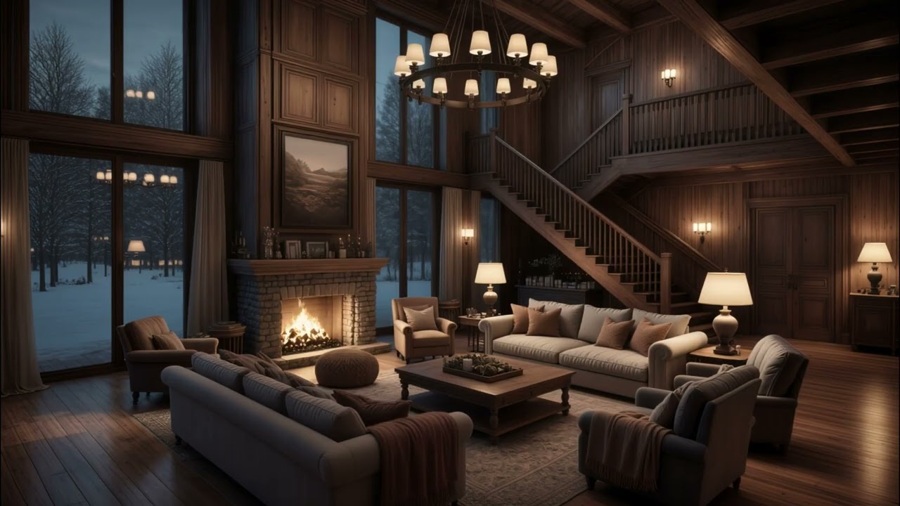 ❄️ Cozy Winter Music 🔥 | Relaxing Ambience