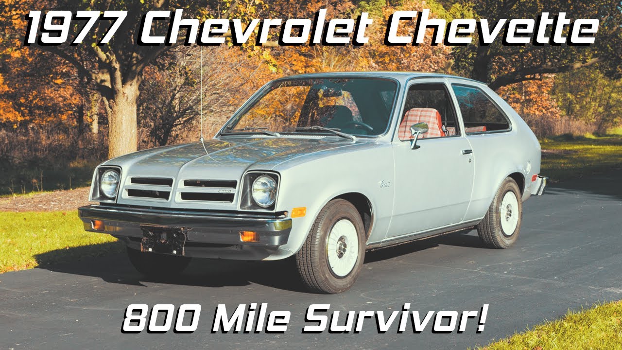 Lowest Mileage 1977 Chevette on earth!? 800 original mile survivor!