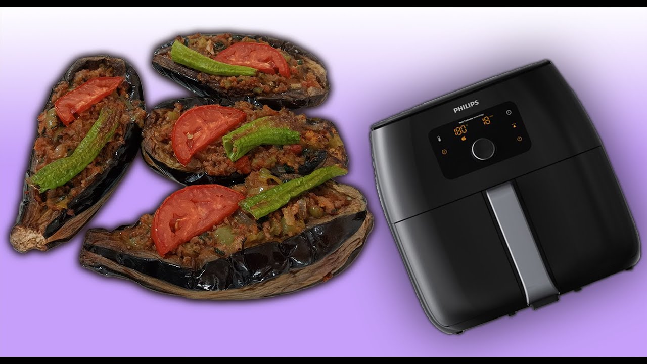 ❤️EN LEZZETLİ AİRFRYER TARİFİ 🏆😍 AİRFRYER'DA KARNIYARIK TARİFİ🔔 AİRFRAYER KARNIYARIK YAPILIŞI