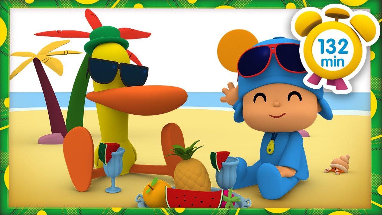 🎶 POCOYÓ en ESPAÑOL - Festival de Verano 🌴 [132 minutos] | CARICATURAS y DIBUJOS ANIMADOS para niños