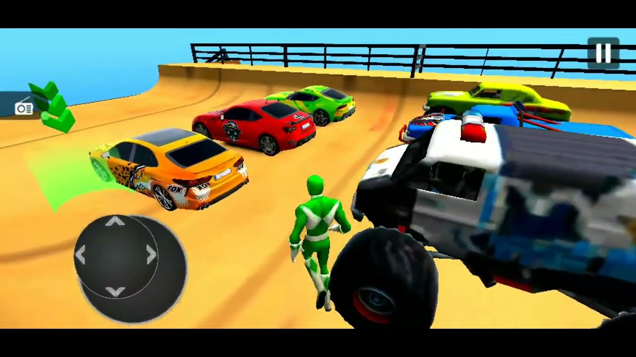 Crazy Mega Ramp Car Jump 😱🚗 | Funny Car Stunt Game for Kids