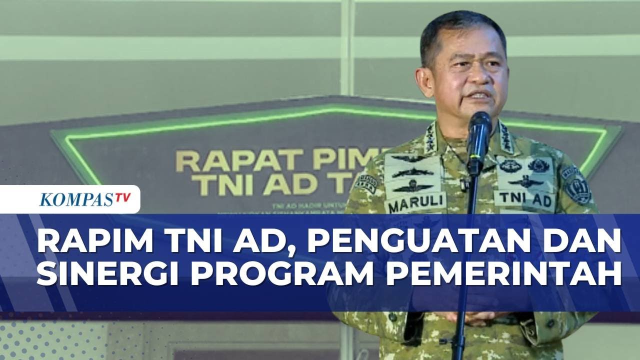 TNI Gelar Rapim, Fokus Penguatan Program Pemerintah dan Sinergi Nasional | KOMPAS PAGI
