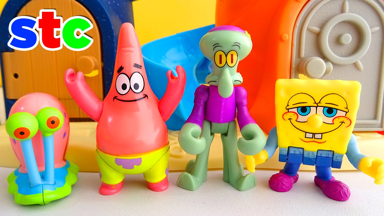 Imaginext 🧽Bob Esponja🧽 Set Fondo de Bikini | Unboxing Imaginext Bob Esponja Pantalones Cuadrados