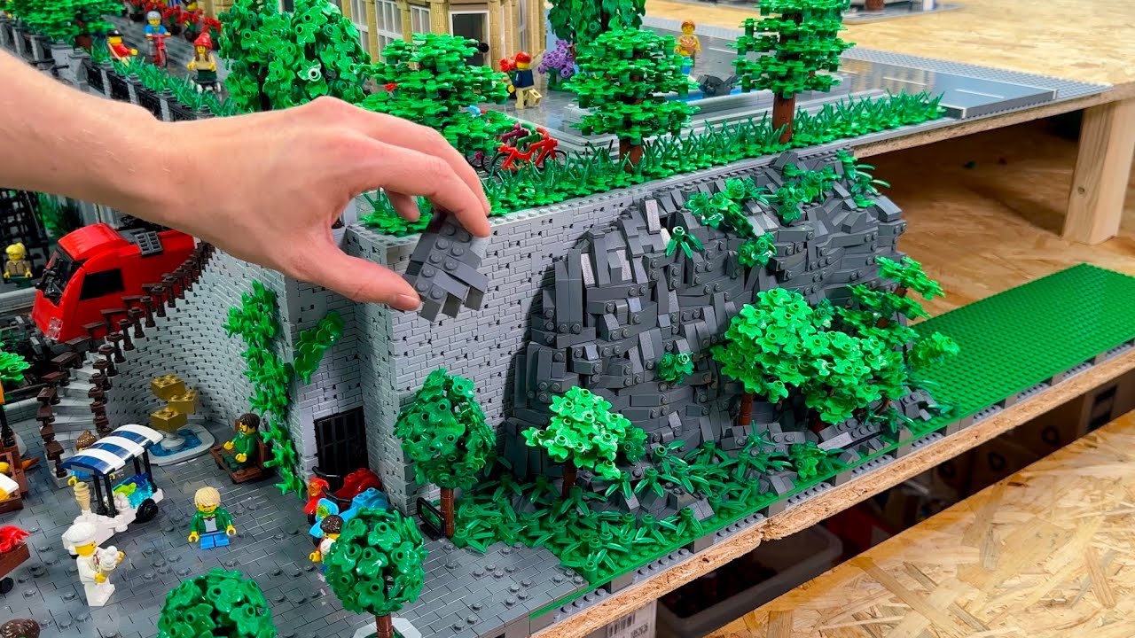 Highly illegal rock face - LEGO City Update