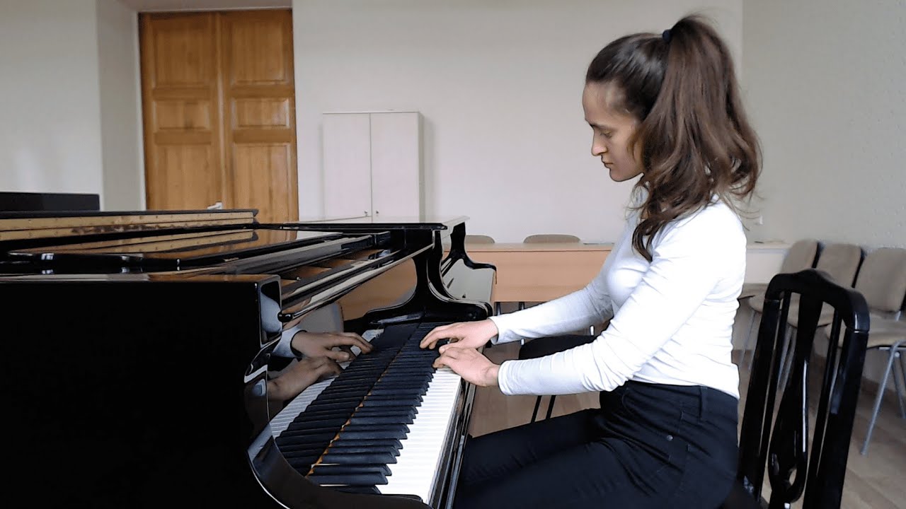 J.S. Bach. Prelude and fugue No. 2 in c minor, WTC book 1, BWV 847 by Majena Shalkevich
