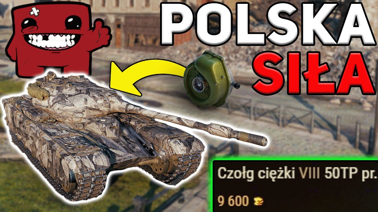 50TP PROTOTYP - Polski czołg premium (za 10.000 golda) w akcji