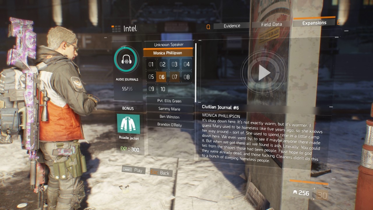 The Division - Underground - Audio Journals - Monica Phillipson (English Subtitle)