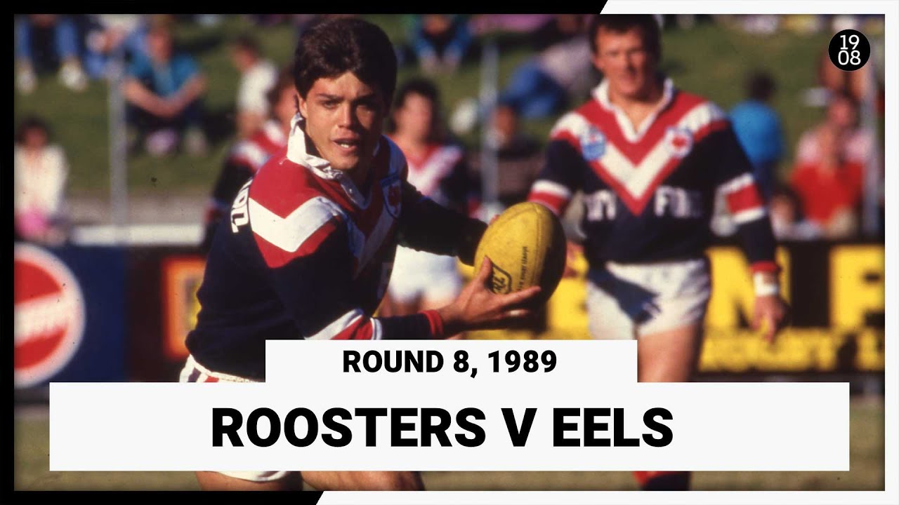 Eastern Suburbs Roosters v Parramatta Eels | Round 8, 1989 | Match Replay | NRL Throwback