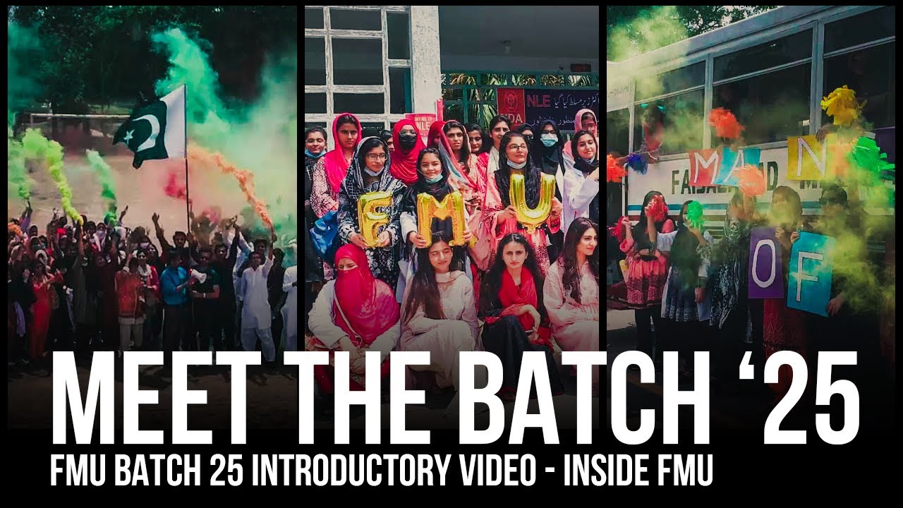 MEET THE BATCH 25 | FMU Batch'25 Intro Video