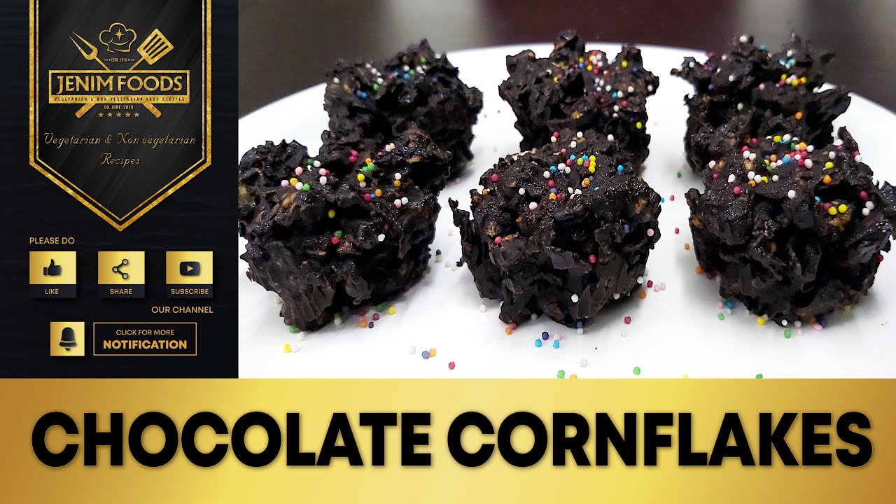 Crunchy Chocolate Cornflakes |With Dry Fruits | Quick Recipes