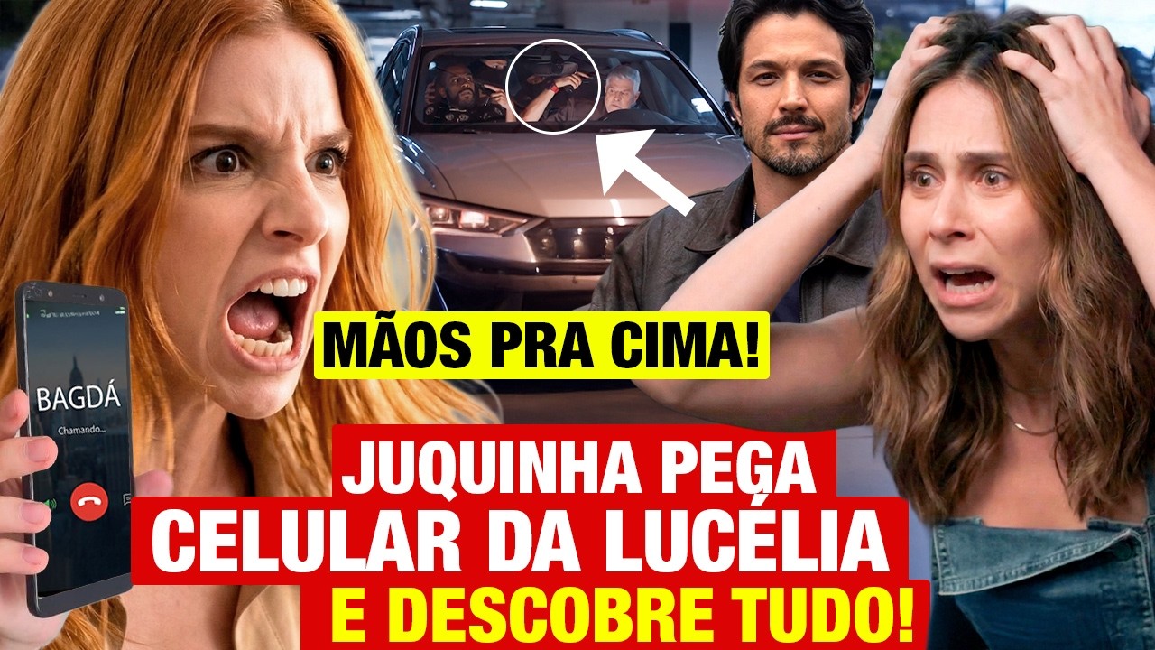 TRÊS GRAÇAS: SEXTA 20/02 - JUQUINHA PEGA CELULAR DA LUCÉLIA E DESCOBRE TUDO! Jorginho SALVA JOELI?