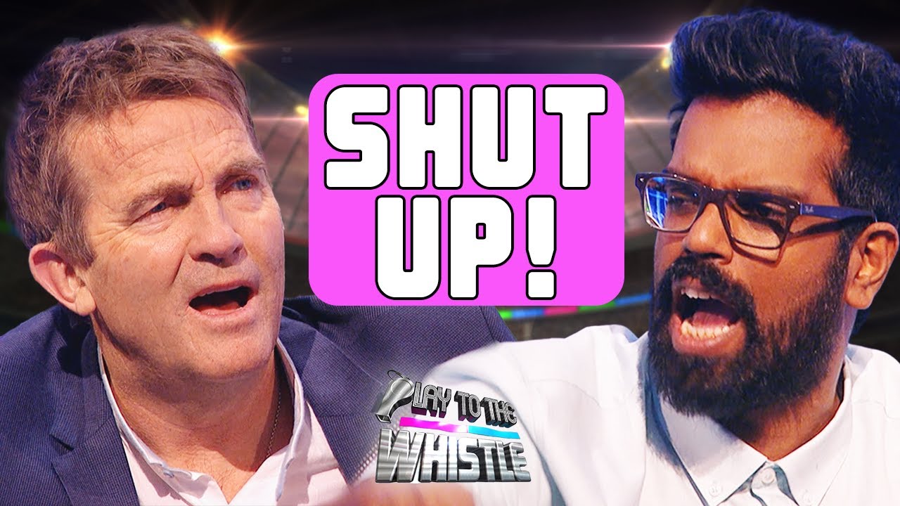 Why won't Bradley Walsh STOP winding up Romesh Ranganathan? | Play To The Whistle