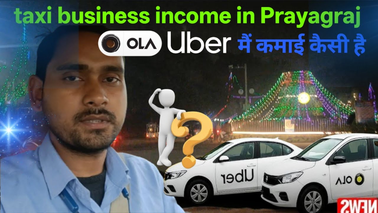 Taxi business income in Prayagraj City || ola Uber me kitna kamai hai || #ola #uber #rapido
