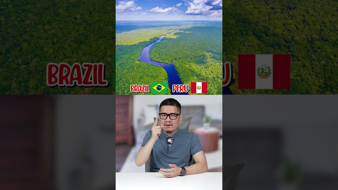 Hỏi đ&aacute;p nhanh: S&ocirc;ng Nile v&agrave; Amazon s&ocirc;ng n&agrave;o d&agrave;i nhất Thế Giới #shorts