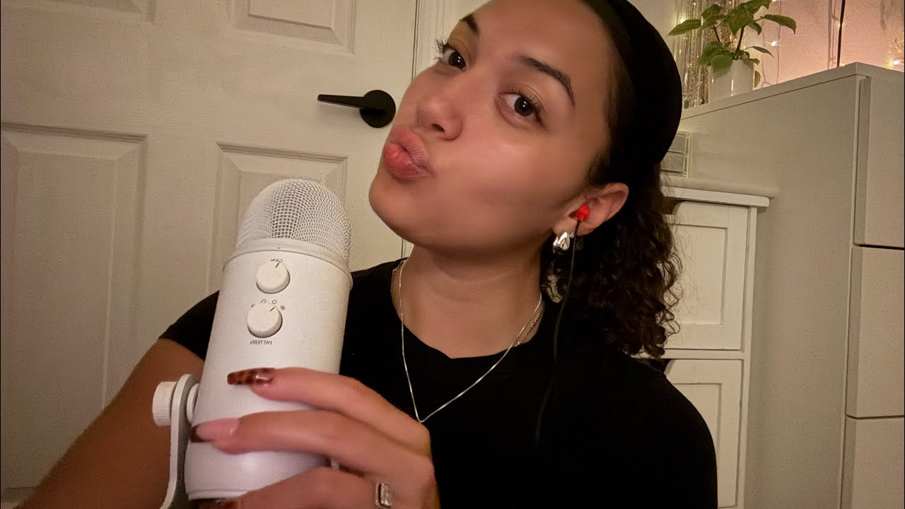 ASMR fast chaotic trigger assortment 🖤fast tapping + rambles + mouth sounds