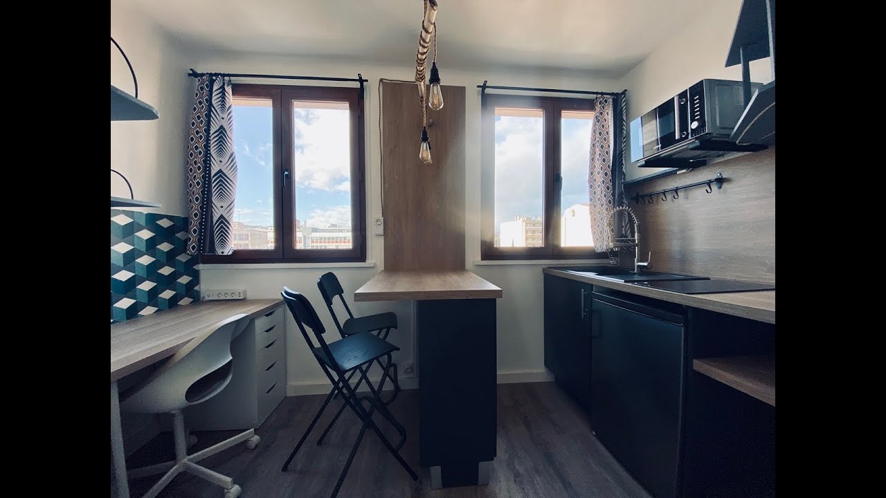 My cosycoon 6. Notre plus petit studio 14m2 Visite complète :-)