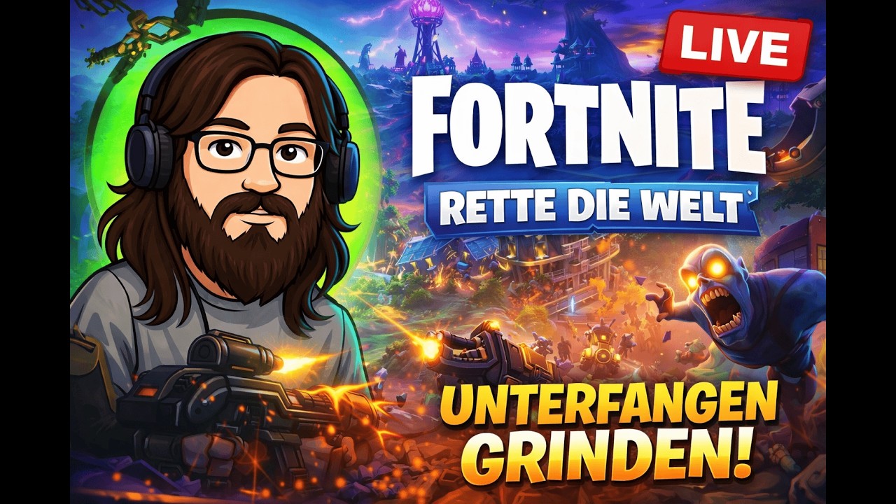 FORTNITE: Rette die Welt! 🔴 LIVE