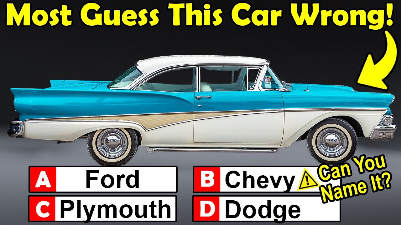 Can You Guess These 20 Classic Cars Right? Start the Quiz Now...