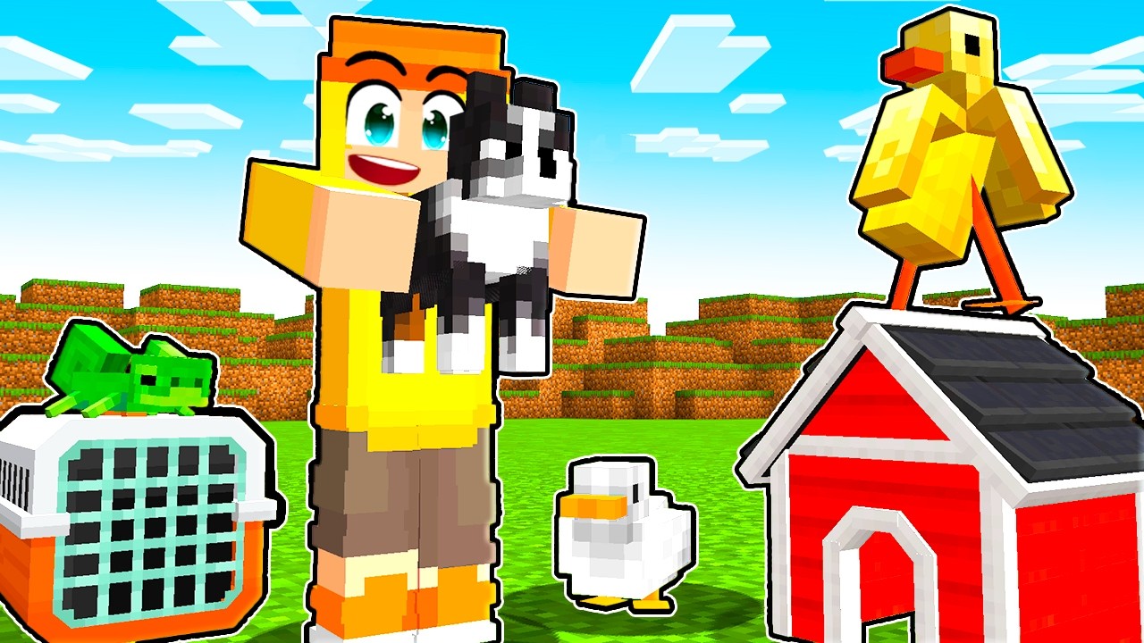 Consegui OS PETS mais RAROS no Minecraft