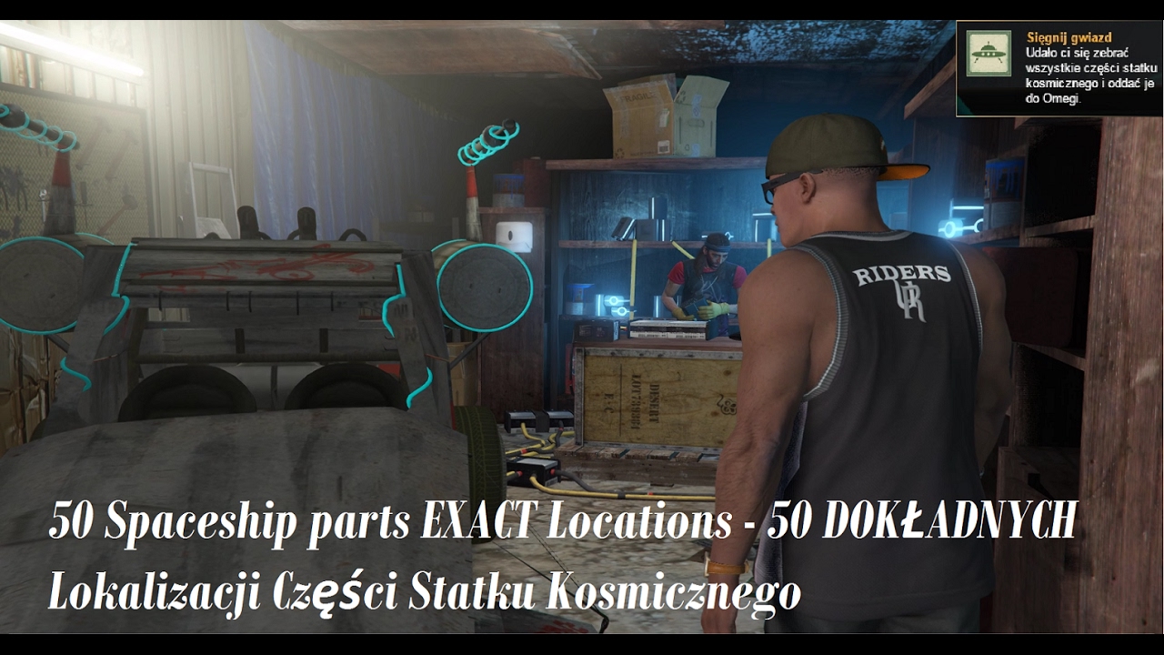 GTA 5 - 50 Spaceship parts EXACT Locations - 50 DOKŁADNYCH Lokalizacji Części Statku Kosmicznego