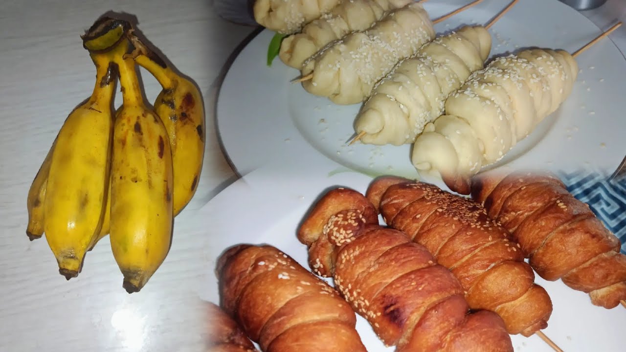 কলা দিয়ে ইউনিক নাস্তা একটা খেলে মন ভরবেনা 🍌🍌 Bananas Corn Dog Recipe || কলা দিয়ে কর্ণ ডগ রেসিপি 