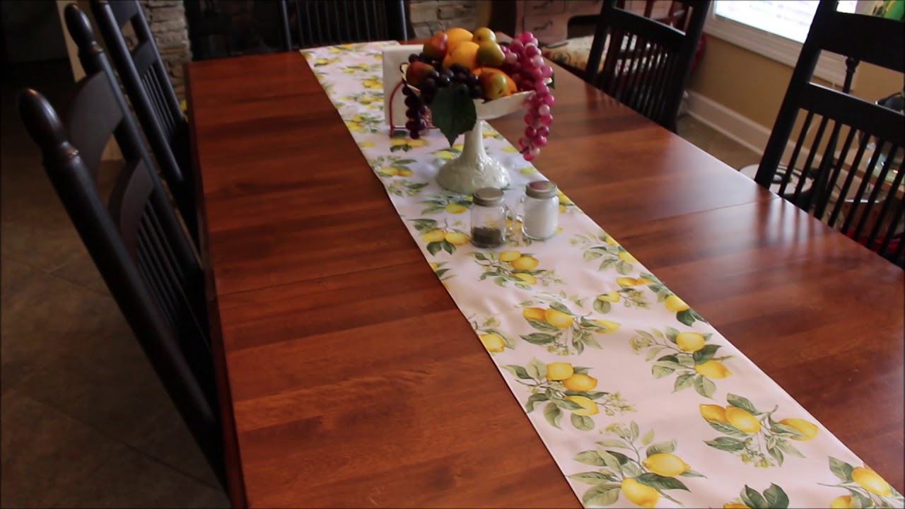 Dollar Tree DIY  Lemon Placemat Table Runner🍋