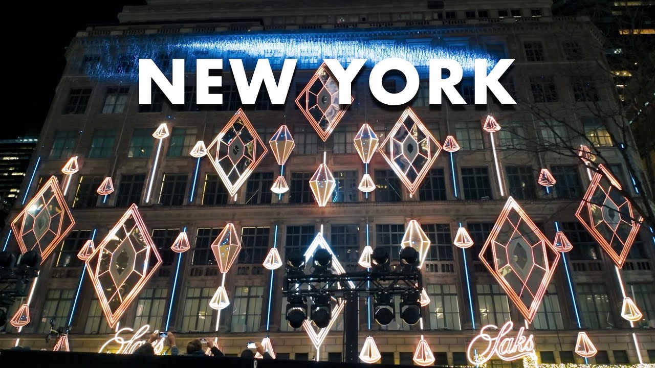 Saks Fifth Avenue Holiday Light & Fireworks Show 2025