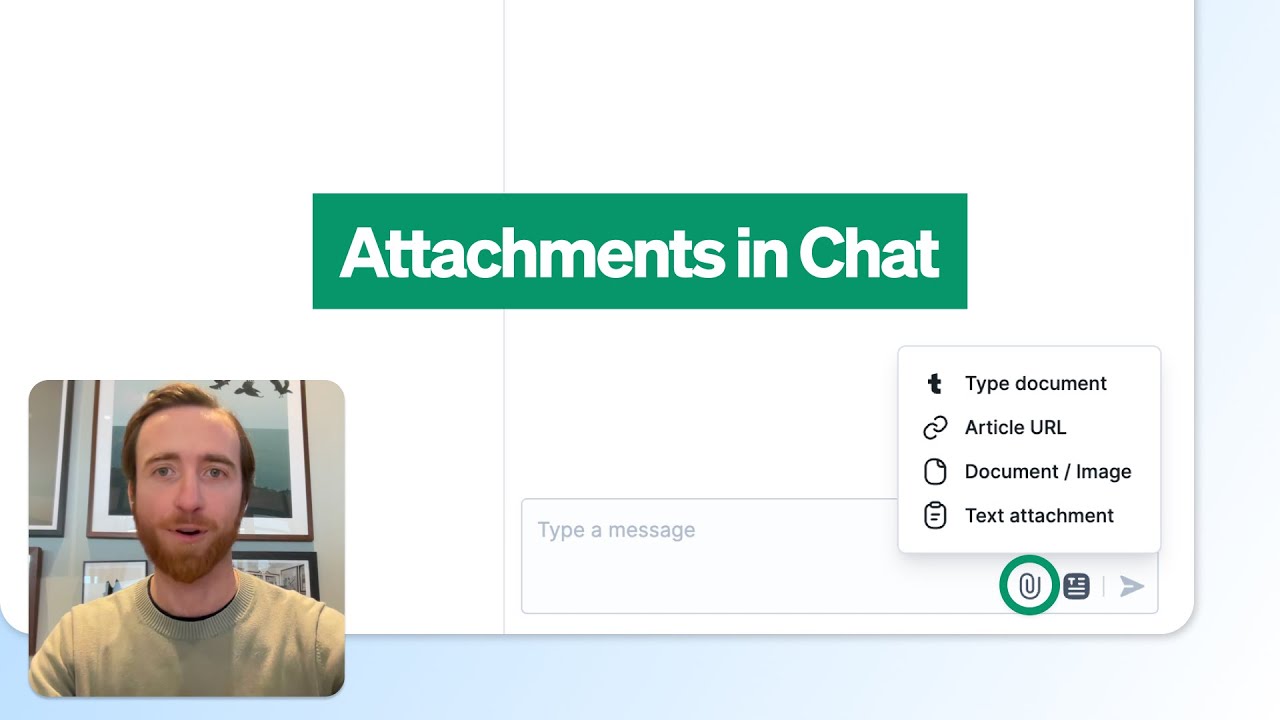 Attachments in Type Chat