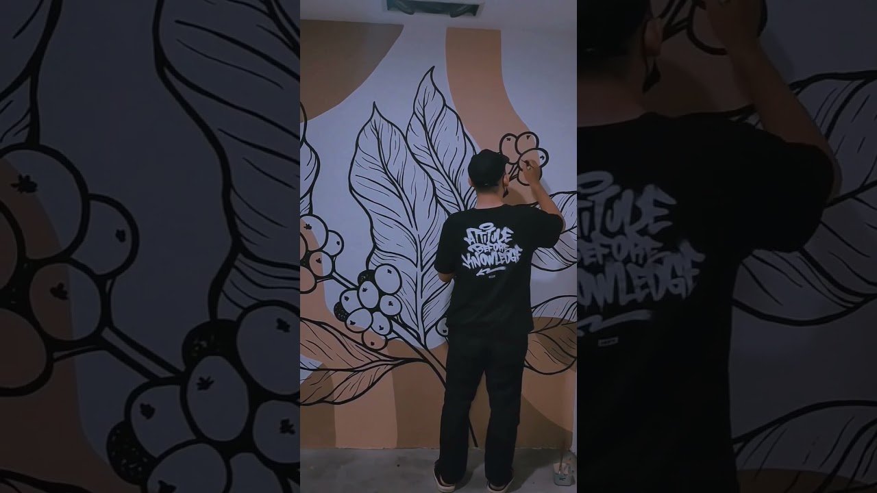 mural coffeeshop jakarta #mural #muralcafe #muralcoffee