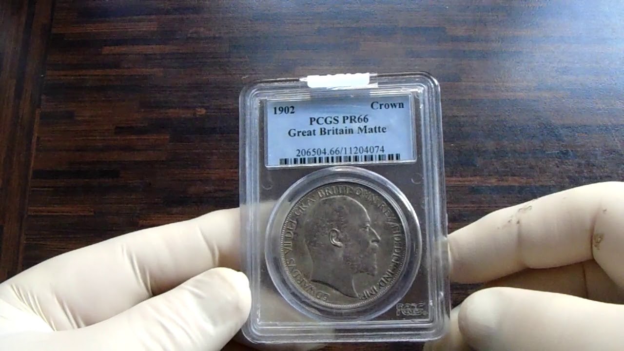 1902 matte proof crown pcgs pr66 gem