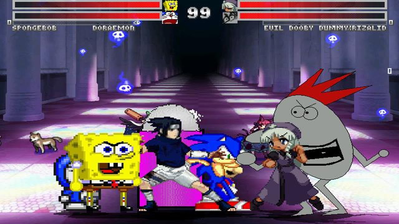Team andersonkenya1 vs Team Midnight CrawlerYT (2x) MUGEN Request 4v4 Battle!!!